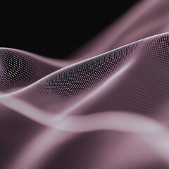 Poster - Abstract depiction of undulating form with dot pattern and gradients