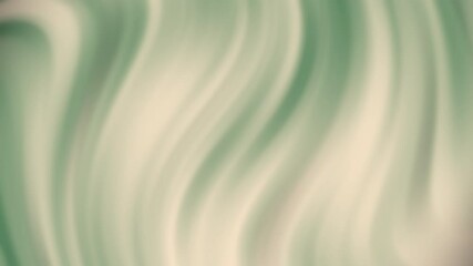 Poster - Soft vertical waves of green and cream blend together in a smooth, abstract, and soothing background, Abstract texture Gradient motion Background animation.