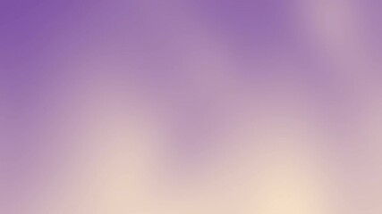 Poster - A soft gradient background blending lavender purple and cream tones with a dreamy, abstract feel, Abstract texture Gradient motion Background animation.