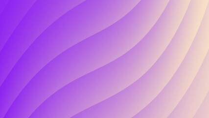 Poster - Wavy pastel purple and cream abstract pattern with smooth gradient lines, Abstract texture Gradient motion Background animation.