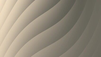 Poster - Abstract smooth curved beige lines create a modern, minimalistic wave pattern background, Abstract texture Gradient motion Background animation.