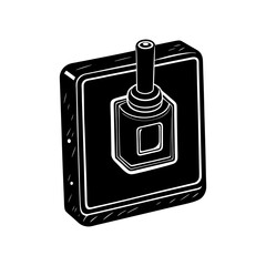 Poster - Switch silhouette vector