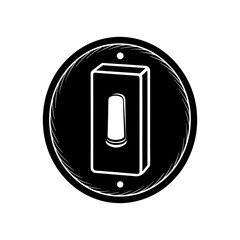 Poster - Switch silhouette vector