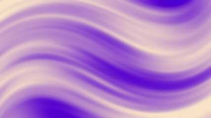 Poster - Soft wavy lines in pastel violet and cream create a soothing abstract background with gentle motion, Abstract texture Gradient motion Background animation.