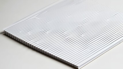 Poster - Abstract minimalist design featuring flowing black lines across a clean white rectangular plane.