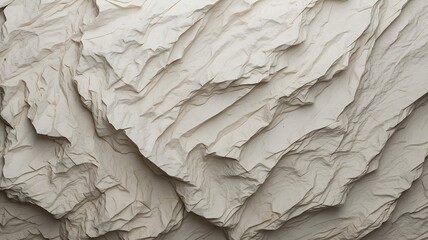 Poster - A captivating close-up unveils a textured surface with intricate layers and soft, muted beige color.