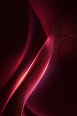 Fototapete - a red and purple image of a long, curvy line. the image has a futuristic and abstract feel to it