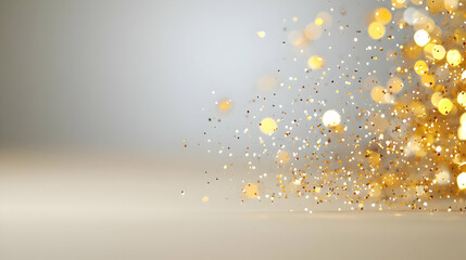 Poster - Abstract Gold Glitter Background Design