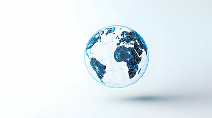 Poster - Abstract Digital Representation Of Earth