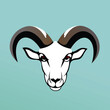 © Zudiyanto - Victor goat icon illustration