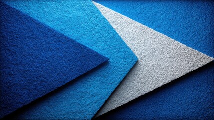 Poster - A tranquil blue and white wall providing a clean and clear environment indicating focus and detachment from noise