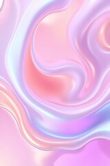 Poster - Swirling waves of pastel tones create a dreamy atmosphere in a mesmerizing abstract artwork