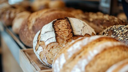 Poster - Freshly baked bread sitting on a kitchen counter
