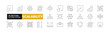 © Bilal - Set of 26 Scalability line icons set. Scalability outline icons with editable stroke collection. Includes Flexibility, Efficiency, Adaptability, Optimization, Cloud Computing, and More.