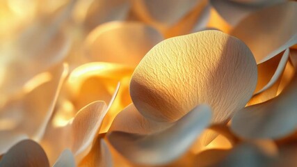 Poster - A detailed view of flower petals, ideal for use in designs and illustrations