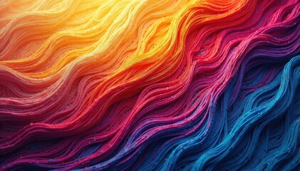 Wall Mural - Abstract textured string background, perfect for design projects Various colors and patterns , web background, thread background
