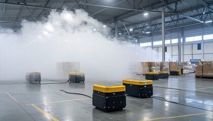 Poster - Advanced Automation in Modern Warehouse with Fog and Robotics