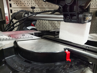 Poster - Precision cutting tool in action showcases intricate craftsmanship at workshop