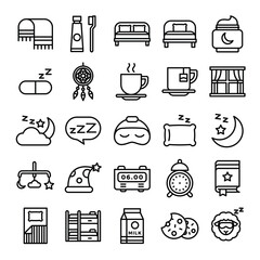 Poster - Pixelated collection of various icons