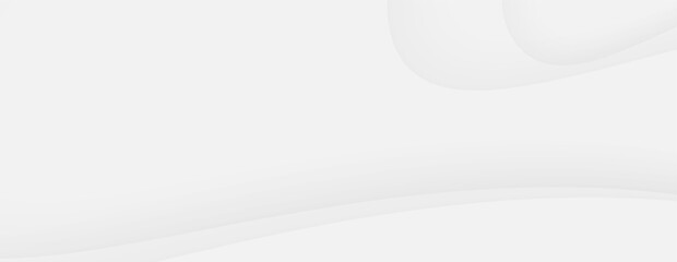 Poster - Abstract white background clean minimalist design curve shape blank