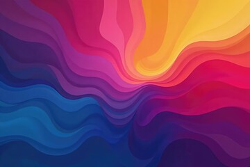 Poster - Abstract shapes morphing, vibrant colors shift and change, dynamic background ideal for websites and presentations , movement, abstract