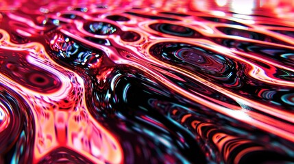 Poster - Abstract colorful line effect on surface of modern template design express scene of seamless style. Digital form of object scenery in contemporary pattern perfect for wallpaper and background. AIG51.