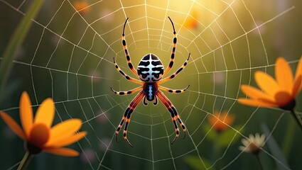 spider on the web