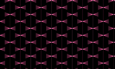 Poster - Line radiation shape seamless pattern design | Traditional creative line stripes luxury pattern for packaging, texture, fabric, decoration, business, cover and card design with magenta color