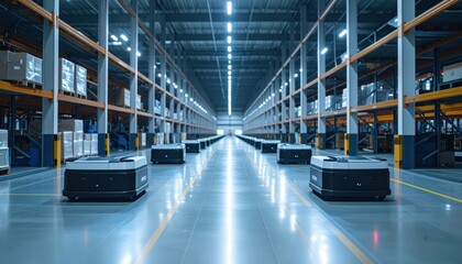 Poster - Autonomous Robots Navigating Modern Warehouse with Shelving Units