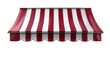 © JT-Dee - Red and white striped awning with a scalloped edge.