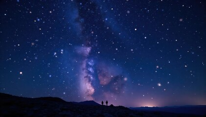 night sky filled with stars forming a zodiac constellation , twinkling, bright