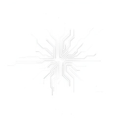 Abstract white circuit board pattern on white background, electrical, connection