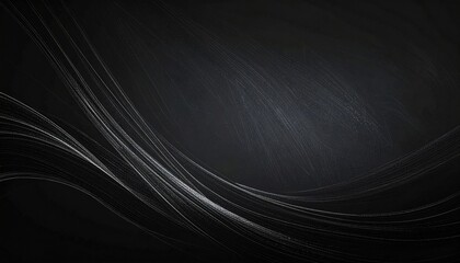 Poster - Dynamic abstract background design digital art dark environment smooth textures contemporary concept for digital creativity