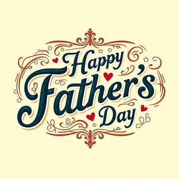 Father's day lettering