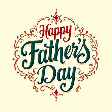 Father's day lettering