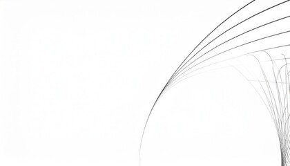 Poster - Dynamic line patterns creating visual harmony in minimalist design artistic environment abstract composition