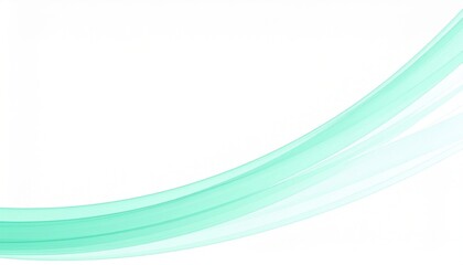 Poster - Flowing aqua abstract design digital art minimalistic style bright environment aesthetic viewpoint