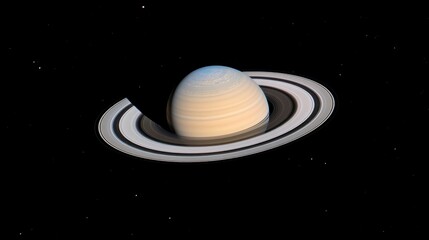 Aufkleber - Uranus, ice giant planet in the solar system, with faint rings.