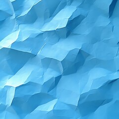 Poster - crinkled light blue paper texture background