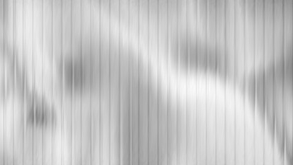 Poster - Ribbed metal texture line silver. Glass background corrugated chrome holographic. Wave distortion effect gradient futuristic transparent pattern wave.