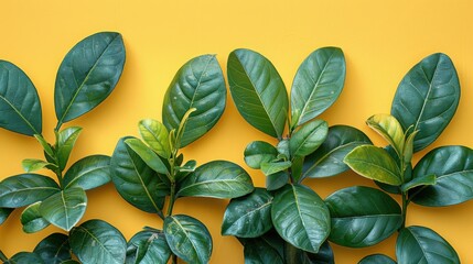 Poster - Vivid lime green background with smooth gradient transitions, simple clean backdrop for titles