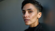 © Vika art - Middle-Eastern woman with short hair.