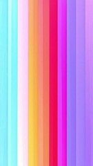 Poster - Vibrant and Colorful Vertical Stripes in Varying Shades from Blue to Pink Ideal for Graphic Design Projects, Backgrounds, and Creative Designs