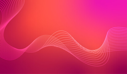 Poster - Orange gradients modern and clean background. Vector illustration.