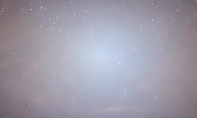 Fototapete - Abstract digital wave of glowing particles and energy flows in a bright background.