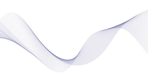 Poster - abstract colorful glowing wave curved lines background. abstract frequency sound wave lines and tech