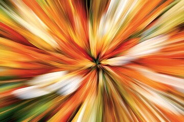 Aufkleber - Abstract burst with blended color streams