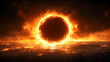 © Ainul - Fiery Ring of Fire in Dark Space
