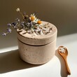 © Shehroo Time - Biodegradable Pot Scrub with Floral and Spoon Styling