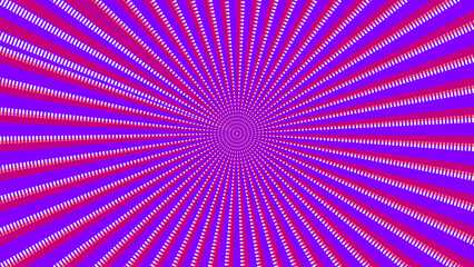 Poster - Colorful purple pink and white concentric pattern background illustration design creates a dynamic and optical illusion for creative projects and designs.